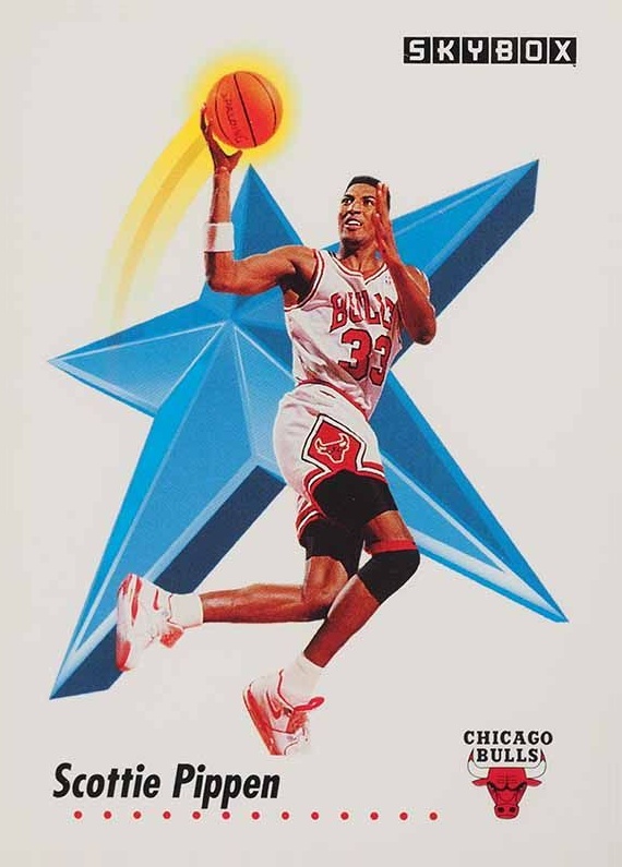 1991 Skybox Scottie Pippen #44 Basketball Card