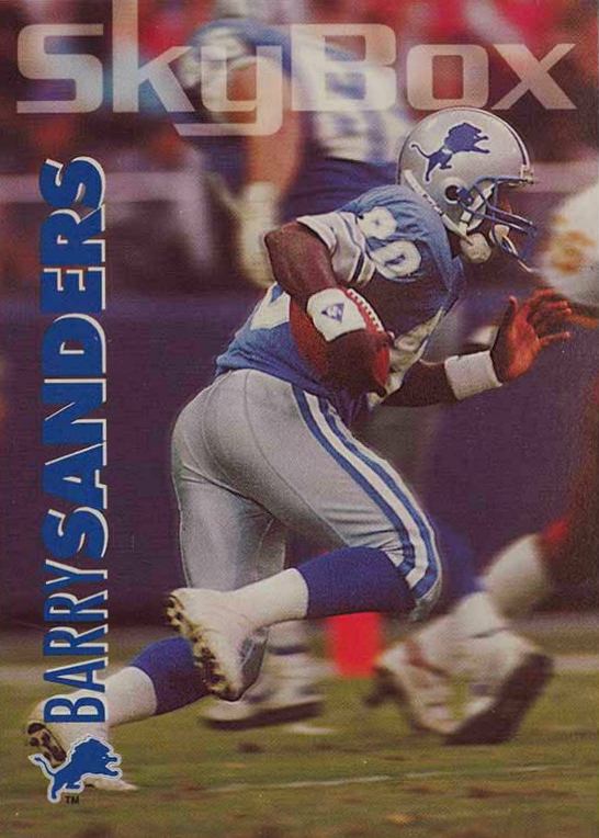 1993 Skybox Impact  Barry Sanders #101 Football Card