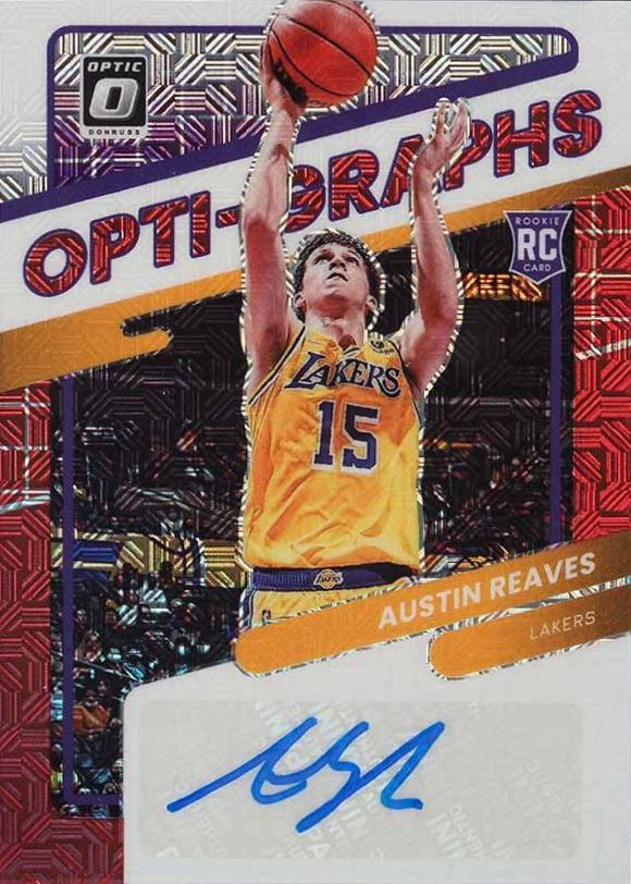 2021 Panini Donruss Optic Opti-Graphs Austin Reaves #OGARV Basketball Card