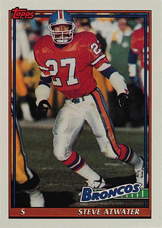 1991 Topps Steve Atwater #565 Football Card