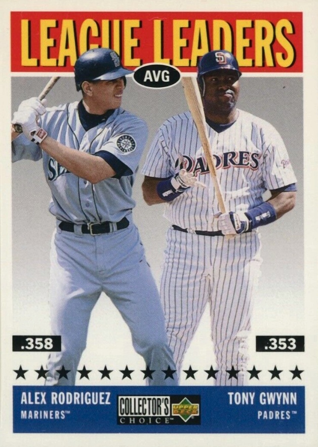 1997 Collector's Choice Rodriguez/Gwynn #56 Baseball Card