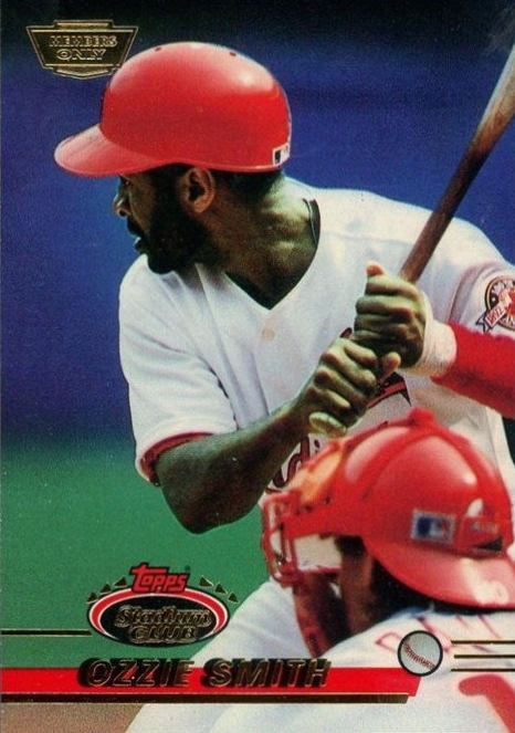 1993 Stadium Club Ozzie Smith #548 Baseball Card