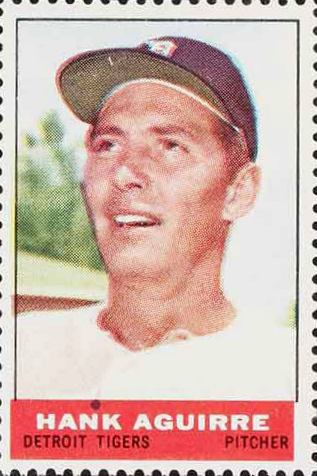 1964 Bazooka Stamps Hank Aguirre # Baseball Card