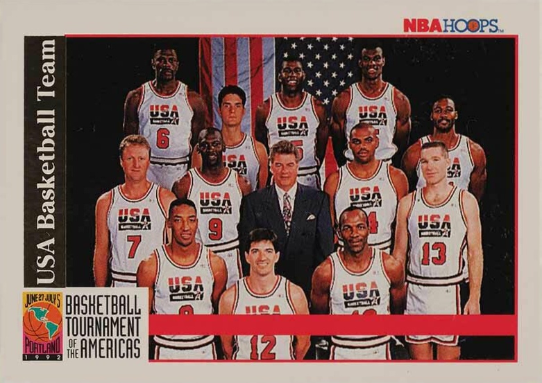 1991 Hoops Team USA #Team Basketball Card