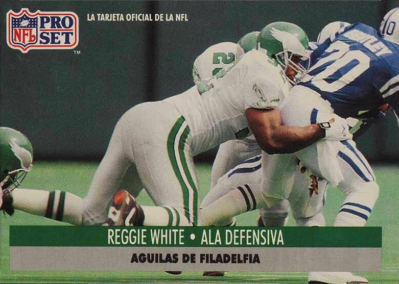 1991 Pro Set Spanish Reggie White #189 Football Card