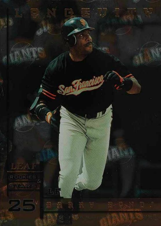 1998 Leaf Rookies & Stars Barry Bonds #44 Baseball Card
