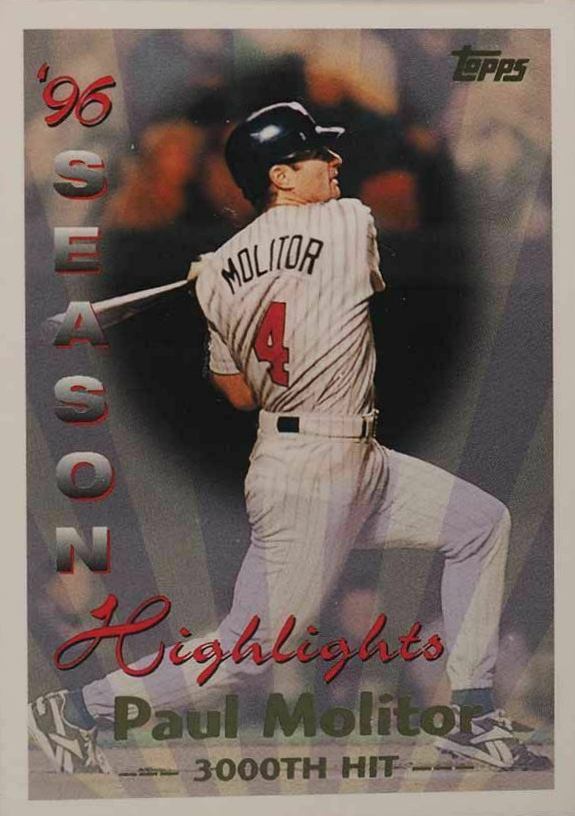 1997 Topps Paul Molitor #463 Baseball Card