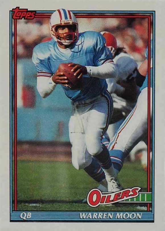 1991 Topps Warren Moon #233 Football Card