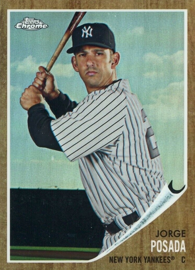 2011 Topps Heritage Chrome Jorge Posada #C183 Baseball Card