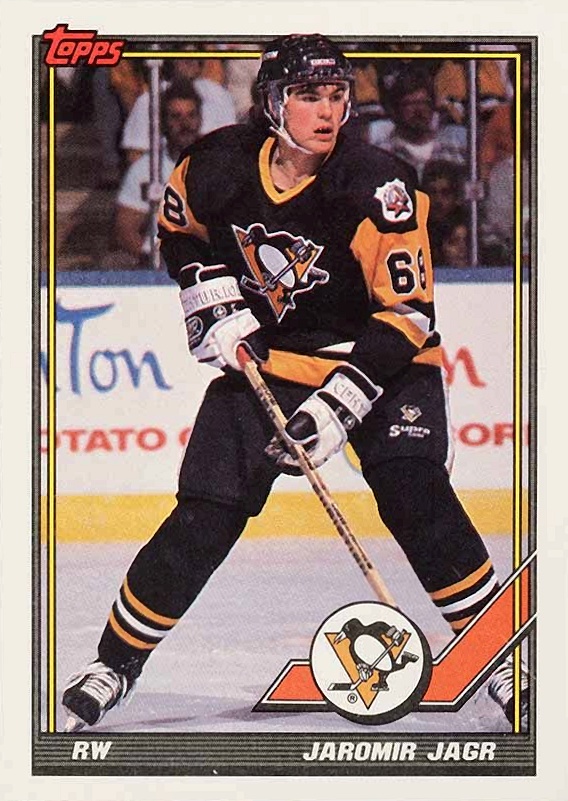 1991 Topps Jaromir Jagr #40 Hockey Card