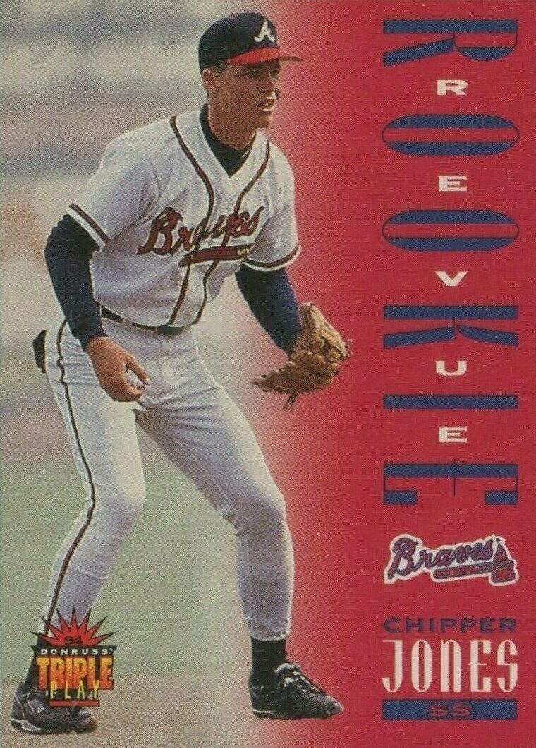 1994 Donruss Triple Play Chipper Jones #281 Baseball Card