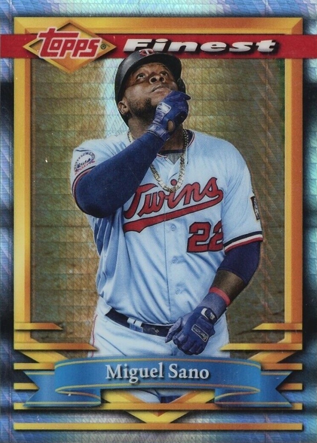2021 Topps Finest Flashbacks Miguel Sano #151 Baseball Card