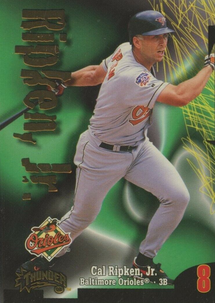 1998 Circa Thunder Cal Ripken Jr. #8 Baseball Card