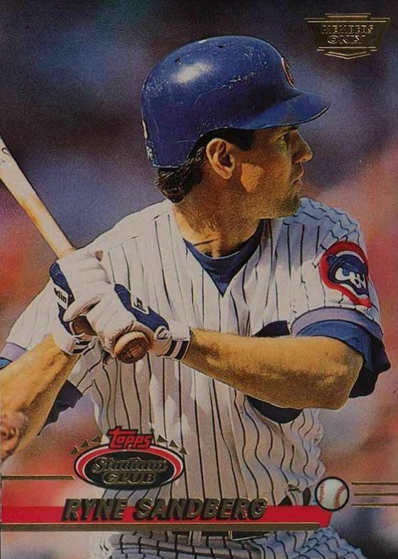 1993 Stadium Club Ryne Sandberg #366 Baseball Card