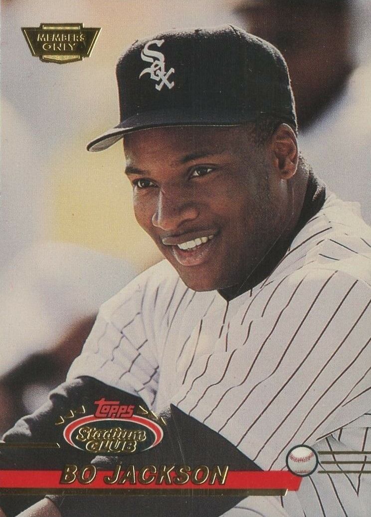 1993 Stadium Club Bo Jackson #495 Baseball Card