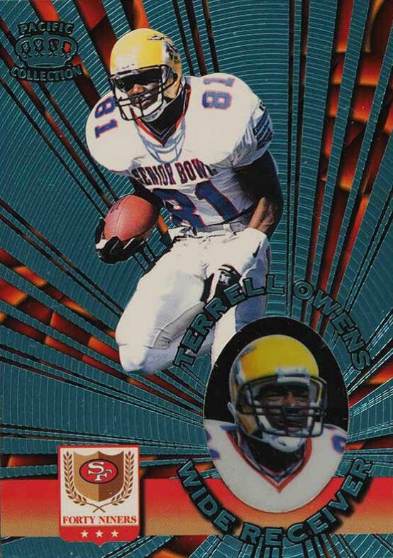 1996 Pacific Invincible Terrell Owens #I-132 Football Card