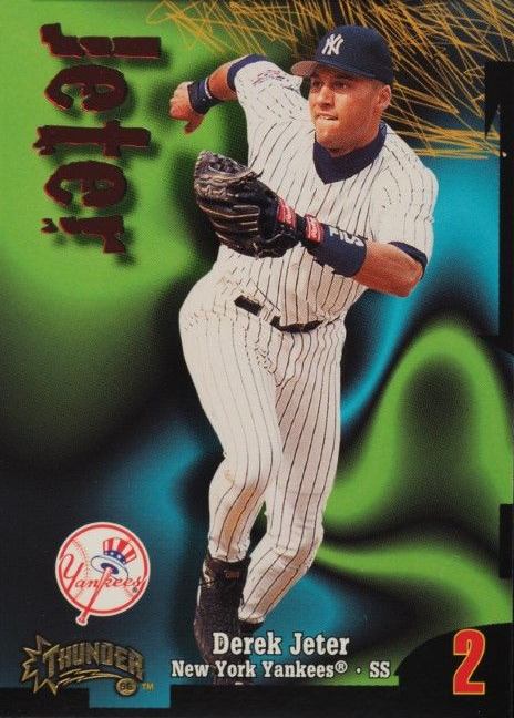 1998 Circa Thunder Derek Jeter #2 Baseball Card