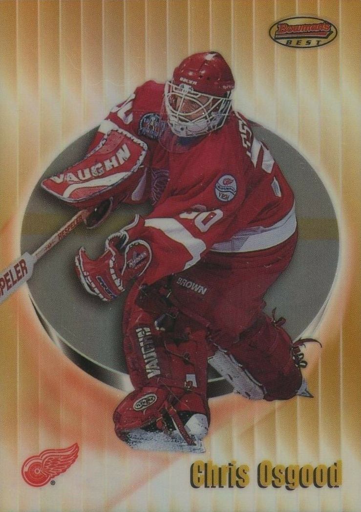1998 Bowman's Best Chris Osgood #27 Hockey Card