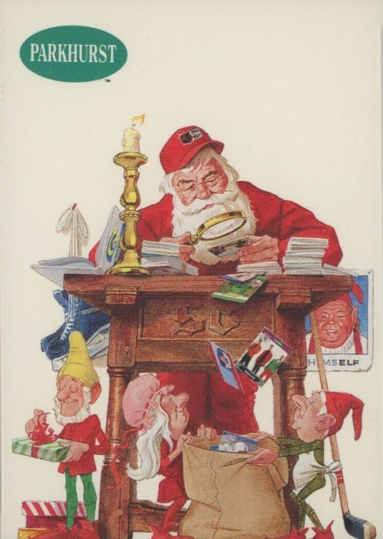 1991 Parkhurst Santa Claus #Santa Hockey Card