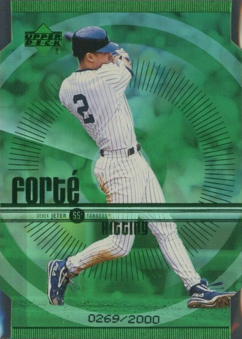 1999 Upper Deck Forte Derek Jeter #F17 Baseball Card