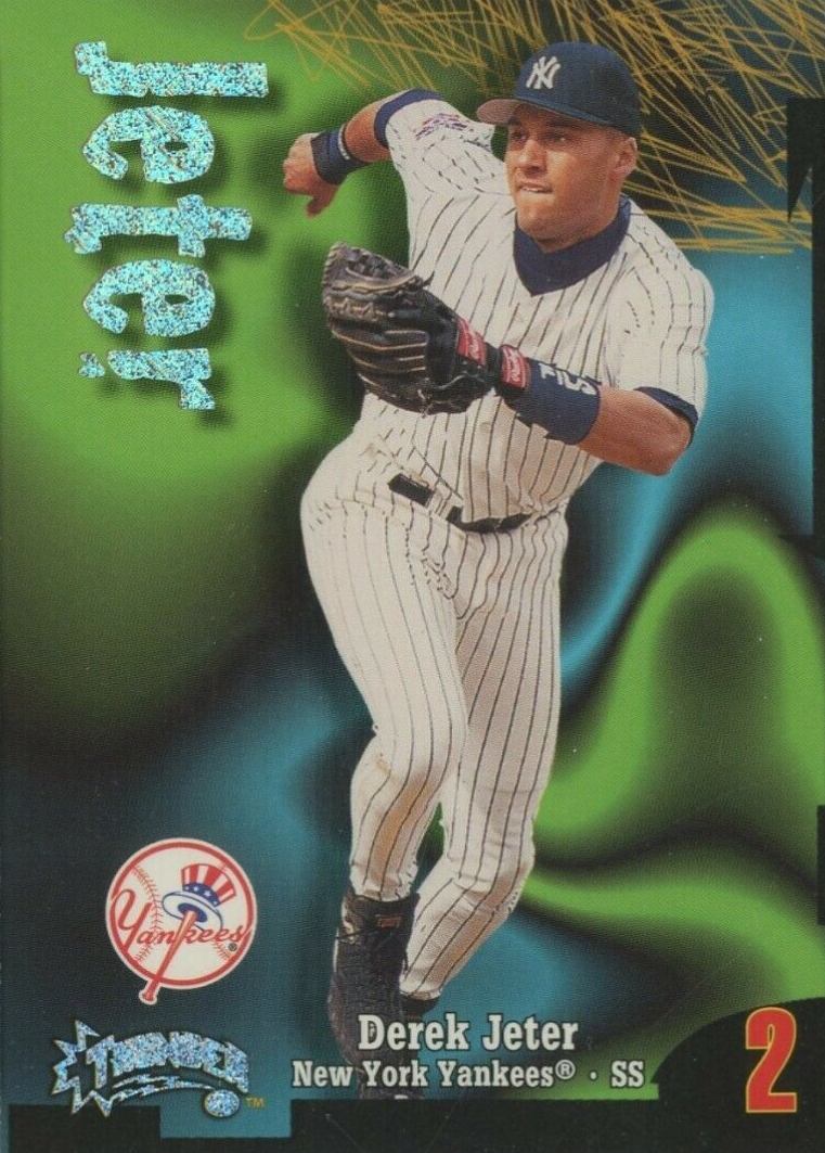 1998 Circa Thunder Derek Jeter #2 Baseball Card