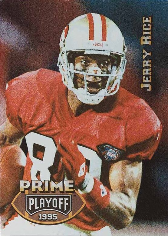 1995 Playoff Prime  Jerry Rice #100 Football Card