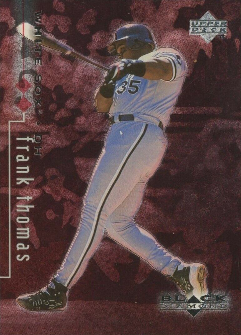 1999 Upper Deck Black Diamond Frank Thomas #20 Baseball Card