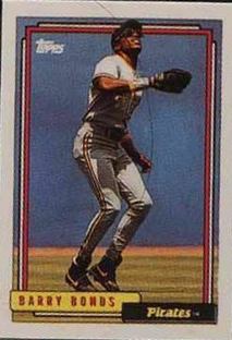 1992 Topps Micro Barry Bonds #380 Baseball Card