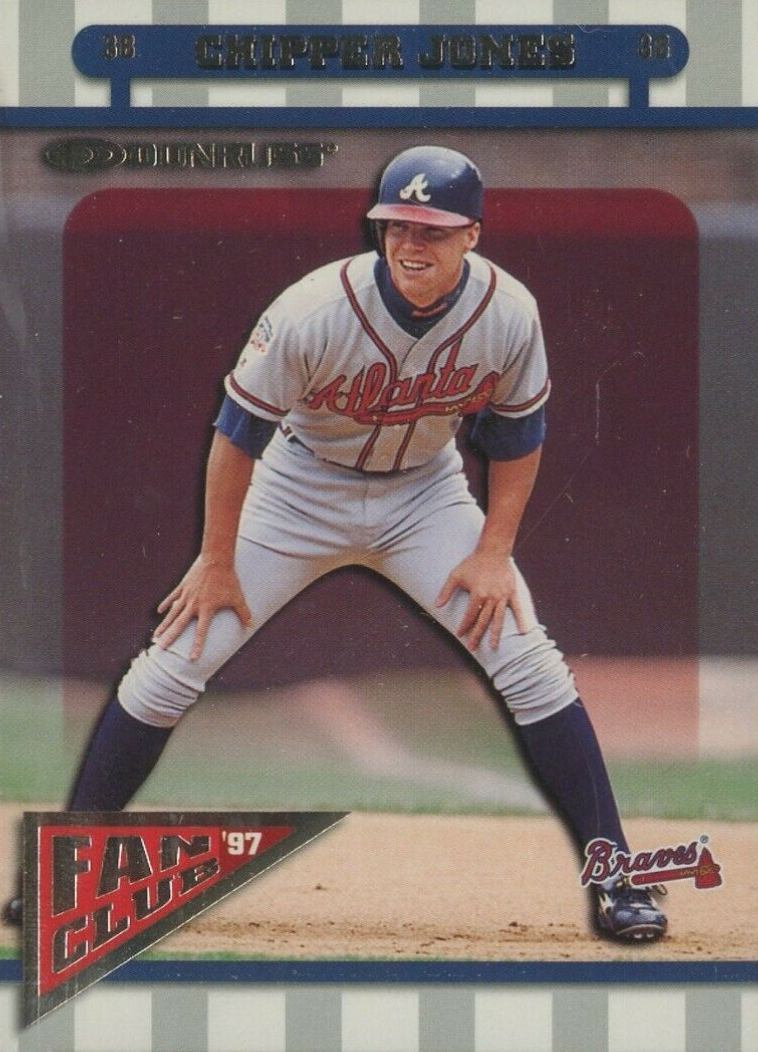 1998 Donruss Chipper Jones #158 Baseball Card