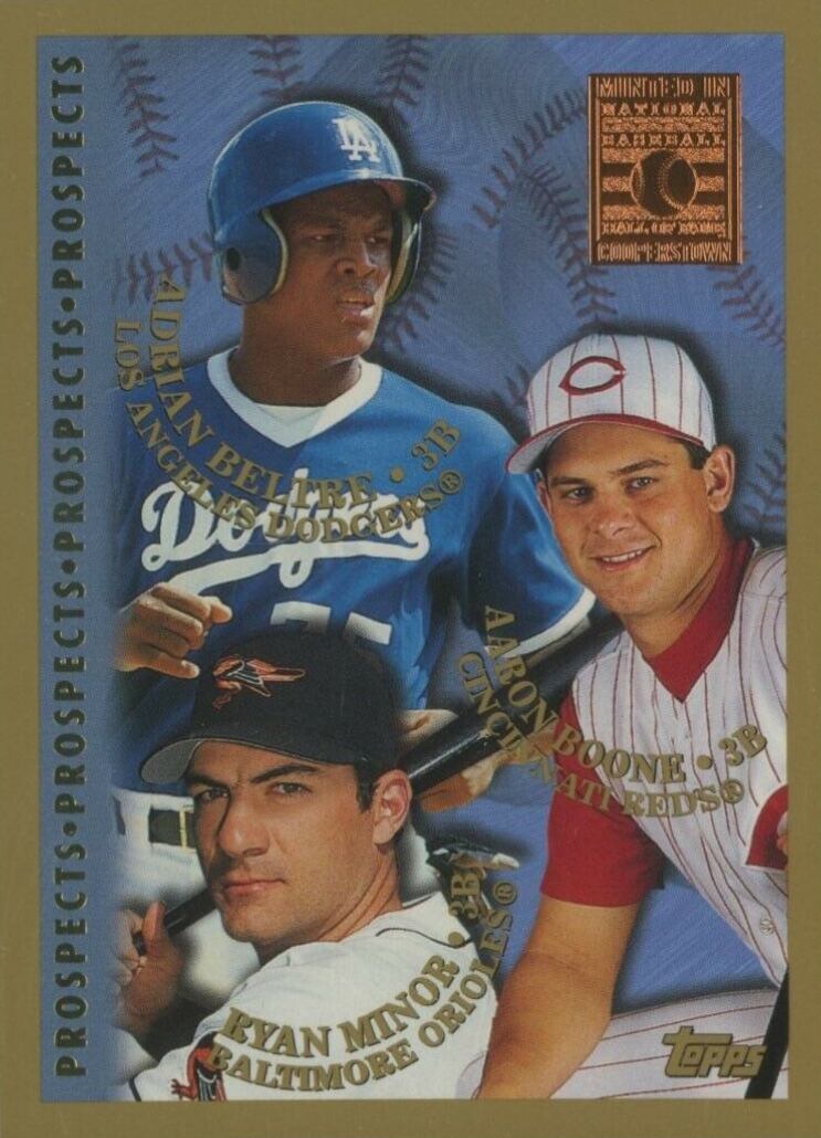 1998 Topps Beltre/Boone/Minor #254 Baseball Card