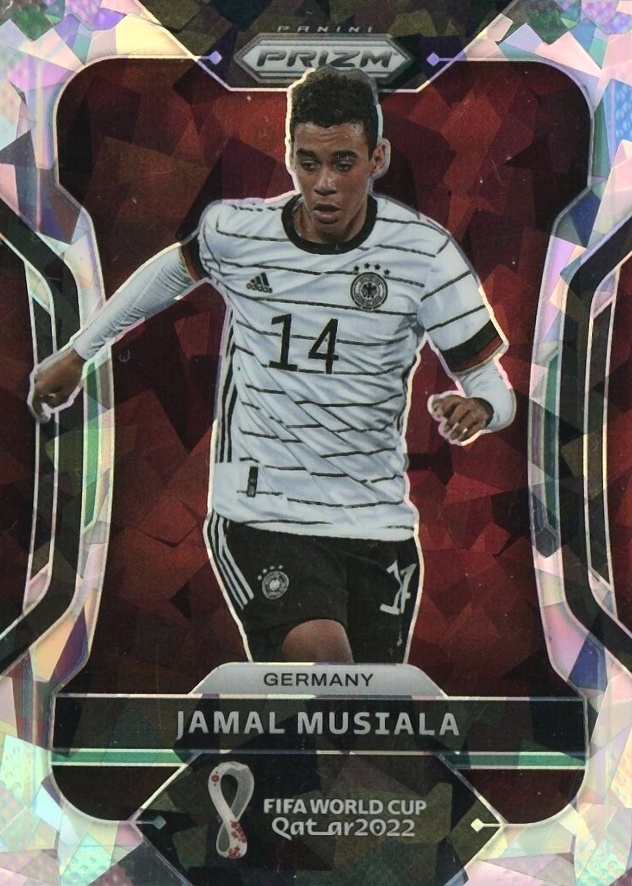 2022 Panini Prizm World Cup Qatar Jamal Musiala #108 Soccer Card