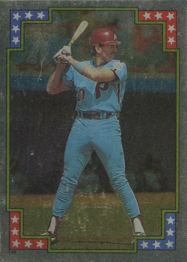 1988 Topps Stickercard Frank White #39 Baseball Card