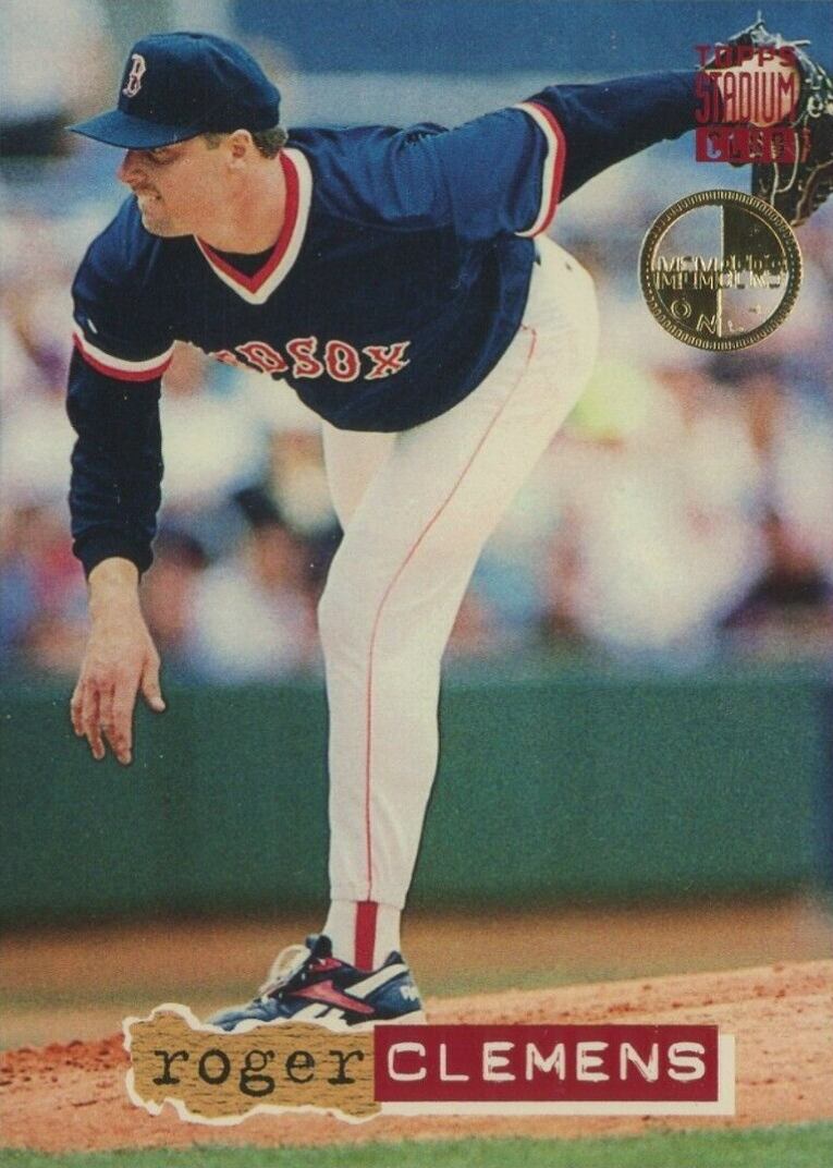 1994 Stadium Club Roger Clemens #650 Baseball Card