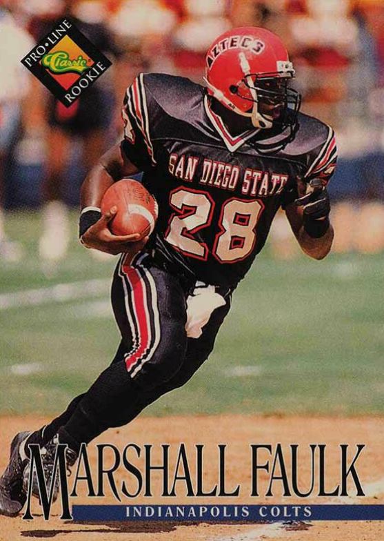 1994 Pro Line Live Marshall Faulk #329 Football Card