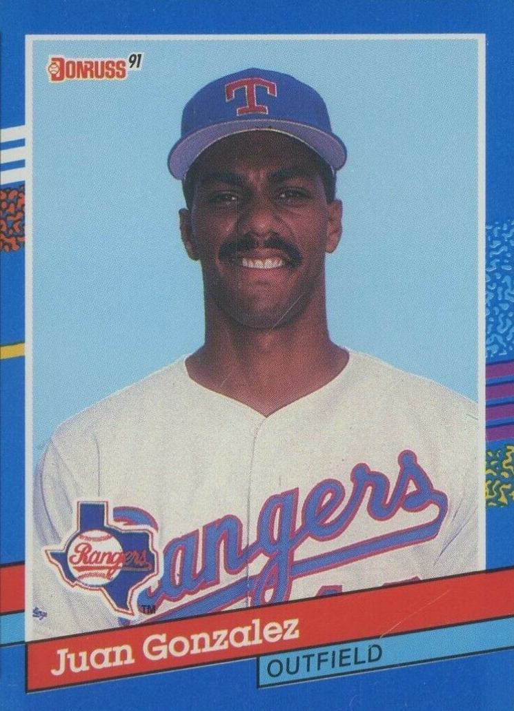1991 Donruss Juan Gonzalez #371 Baseball Card