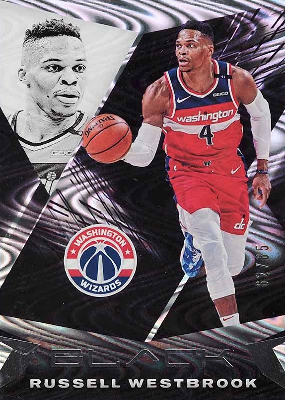 2020 Panini Black Russell Westbrook #15 Basketball Card