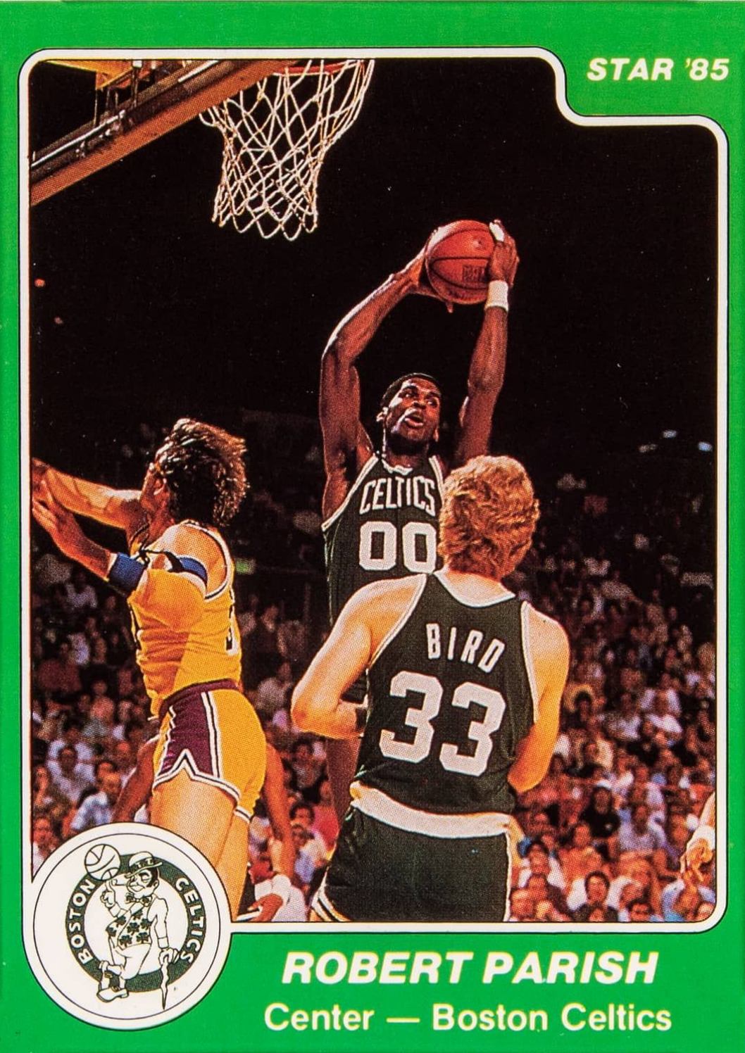 1984 Star Robert Parish #10 Basketball Card