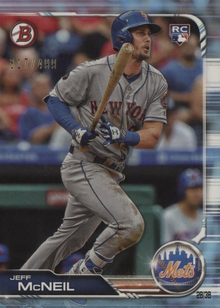 2019 Bowman Jeff McNeil #90 Baseball Card