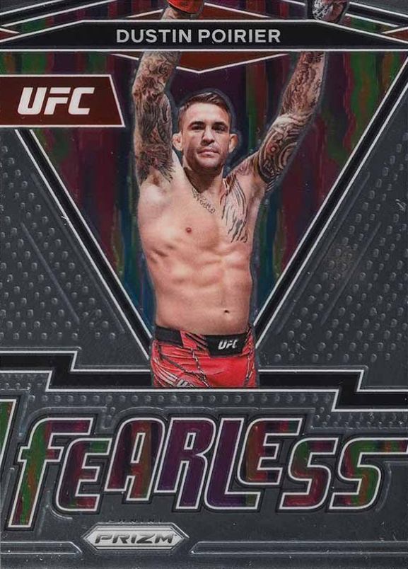 2021 Panini Prizm UFC Fearless Dustin Poirier #4 Other Sports Card