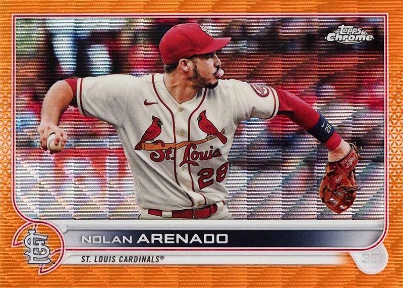 2022 Topps Chrome Nolan Arenado #74 Baseball Card