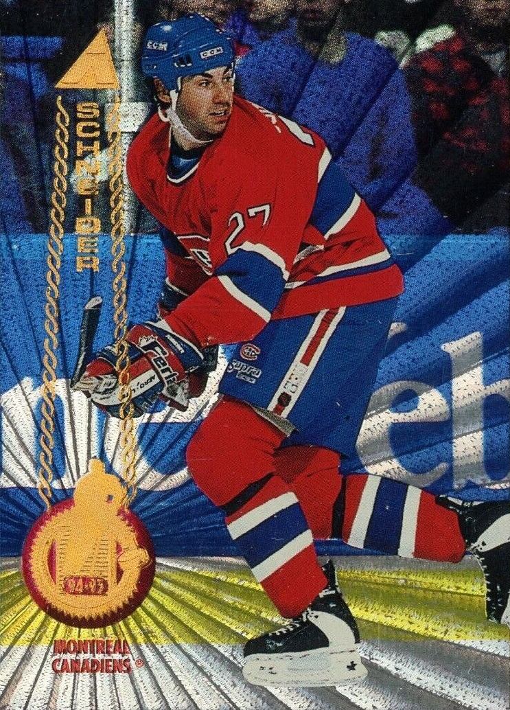1994 Pinnacle Mathieu Schneider #56 Hockey Card