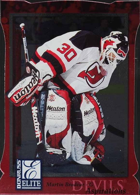 1997 Donruss Elite Martin Brodeur #8 Hockey Card