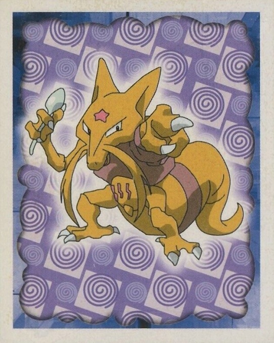 1999 Merlin Pokemon Kadabra #64 TCG Card