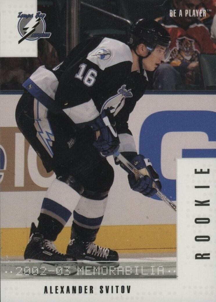 2002 BAP Memorabilia Alexander Svitov #299 Hockey Card