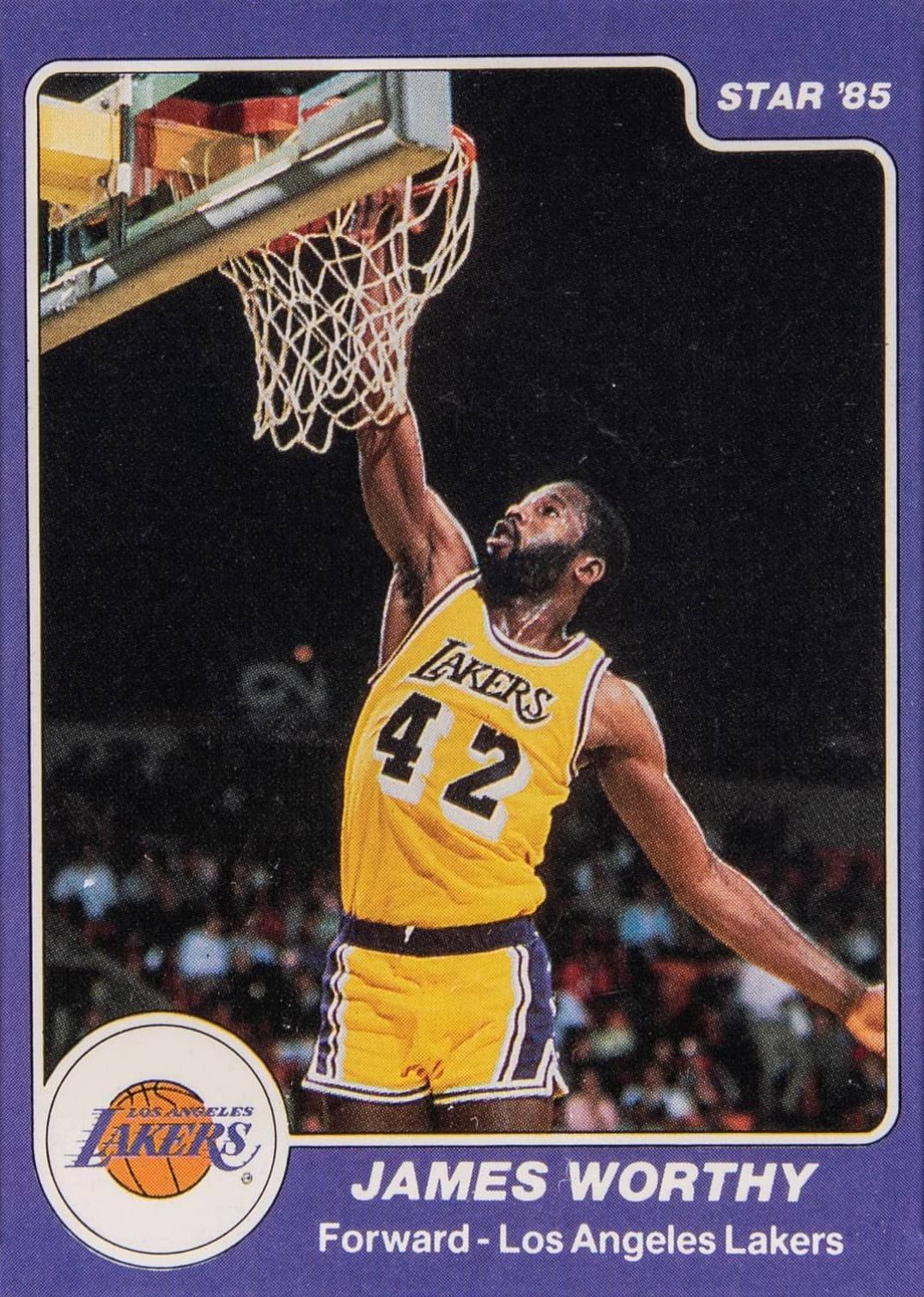 1984 Star James Worthy #184 Basketball Card