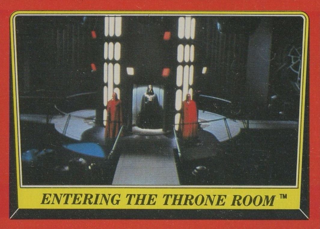 1983 Star Wars Return of the Jedi Entering The Throne Room #76 Non-Sports Card