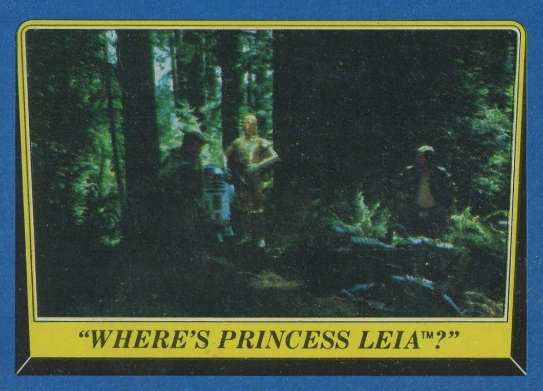 1983 Star Wars Return of the Jedi Where's Princess Leia? #178 Non-Sports Card