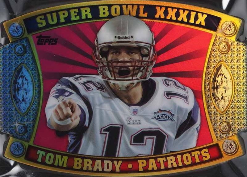 2011 Topps Super Bowl Legends Die-Cut Tom Brady #SB-49 Football Card