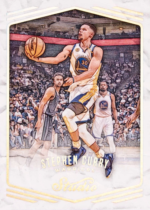 2016 Panini Studio Stephen Curry #201 Basketball Card