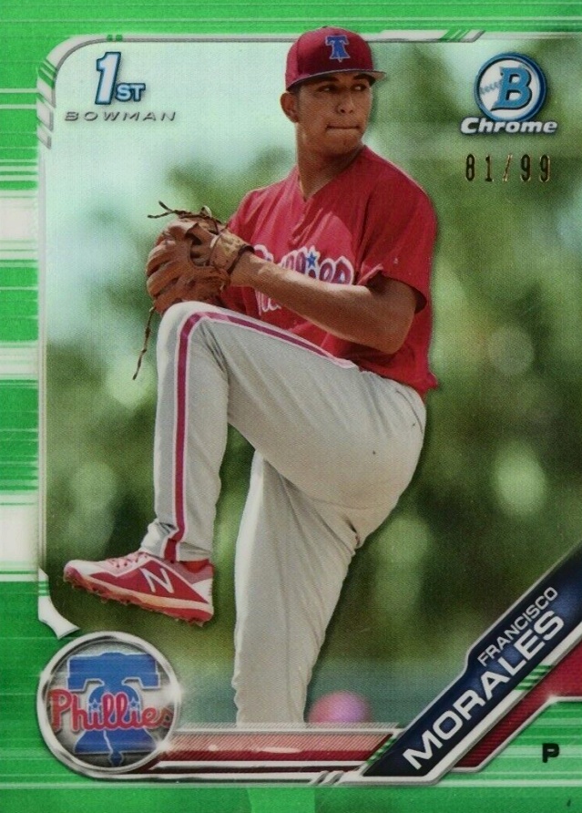 2019 Bowman Chrome Prospects Francisco Morales #BCP244 Baseball Card